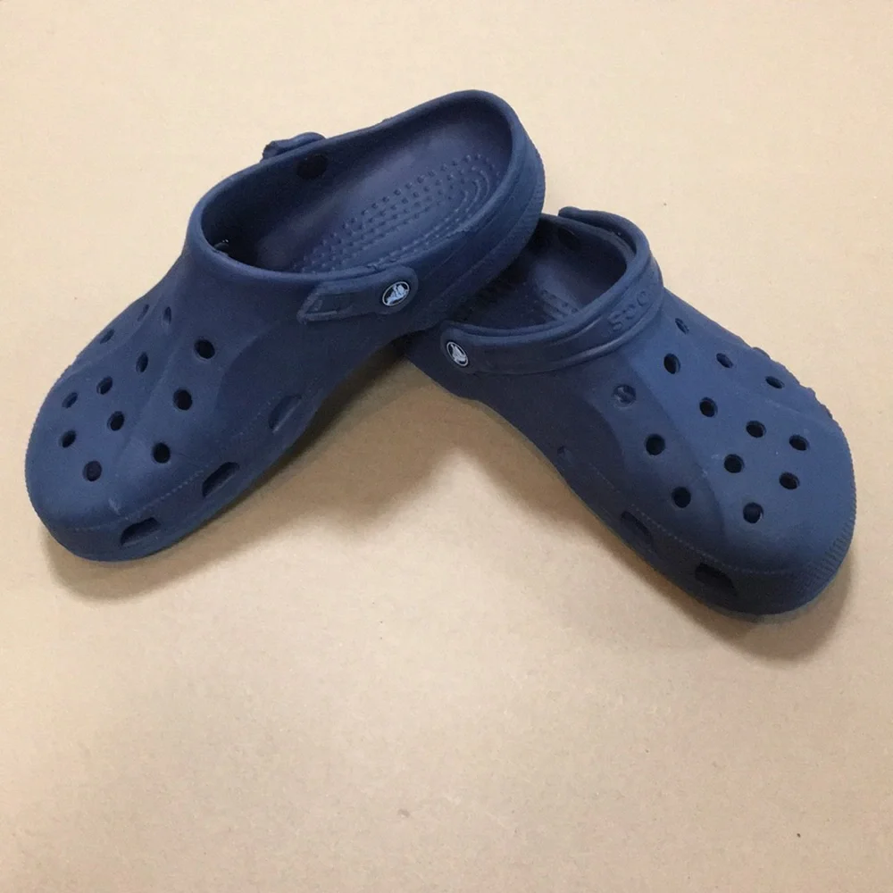 CROCS Slip On unisex Clog Shoe blue Size 10M 12W